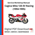 Cagiva Mito 125 EV Racing (1994-1995) Service Workshop Manual