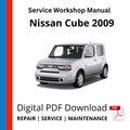 Nissan Cube 2009 Service Workshop Manual