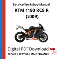 KTM 1190 RC8 R (2009) Service Workshop Manual