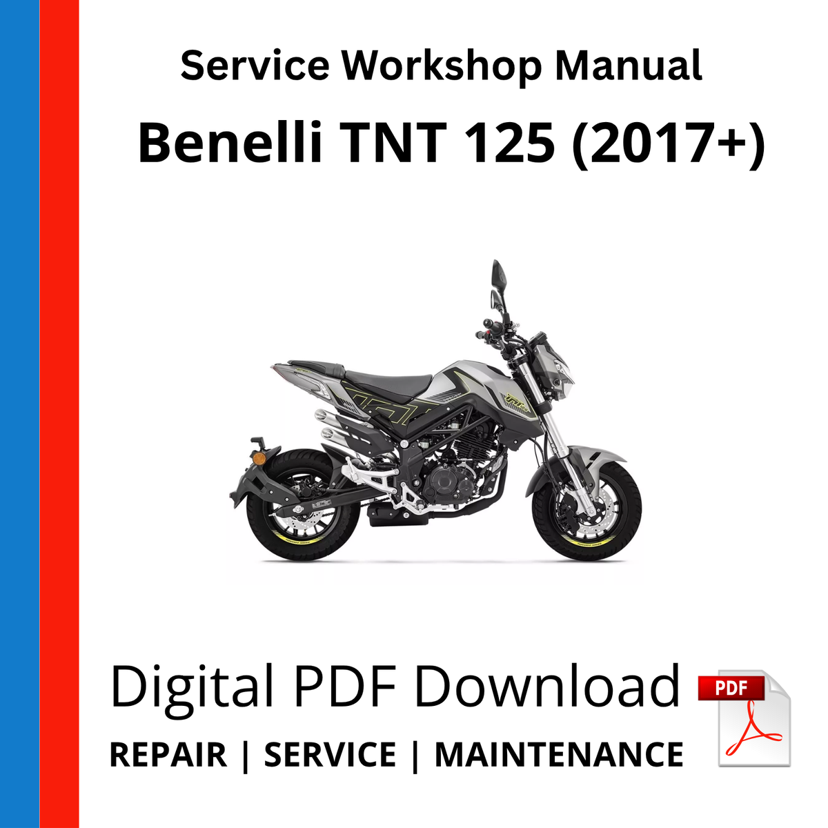 Benelli TNT 125 (2017 Onwards) Service Workshop Manual