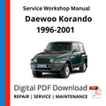 Daewoo Korando 1996-2001 Service Workshop Manual