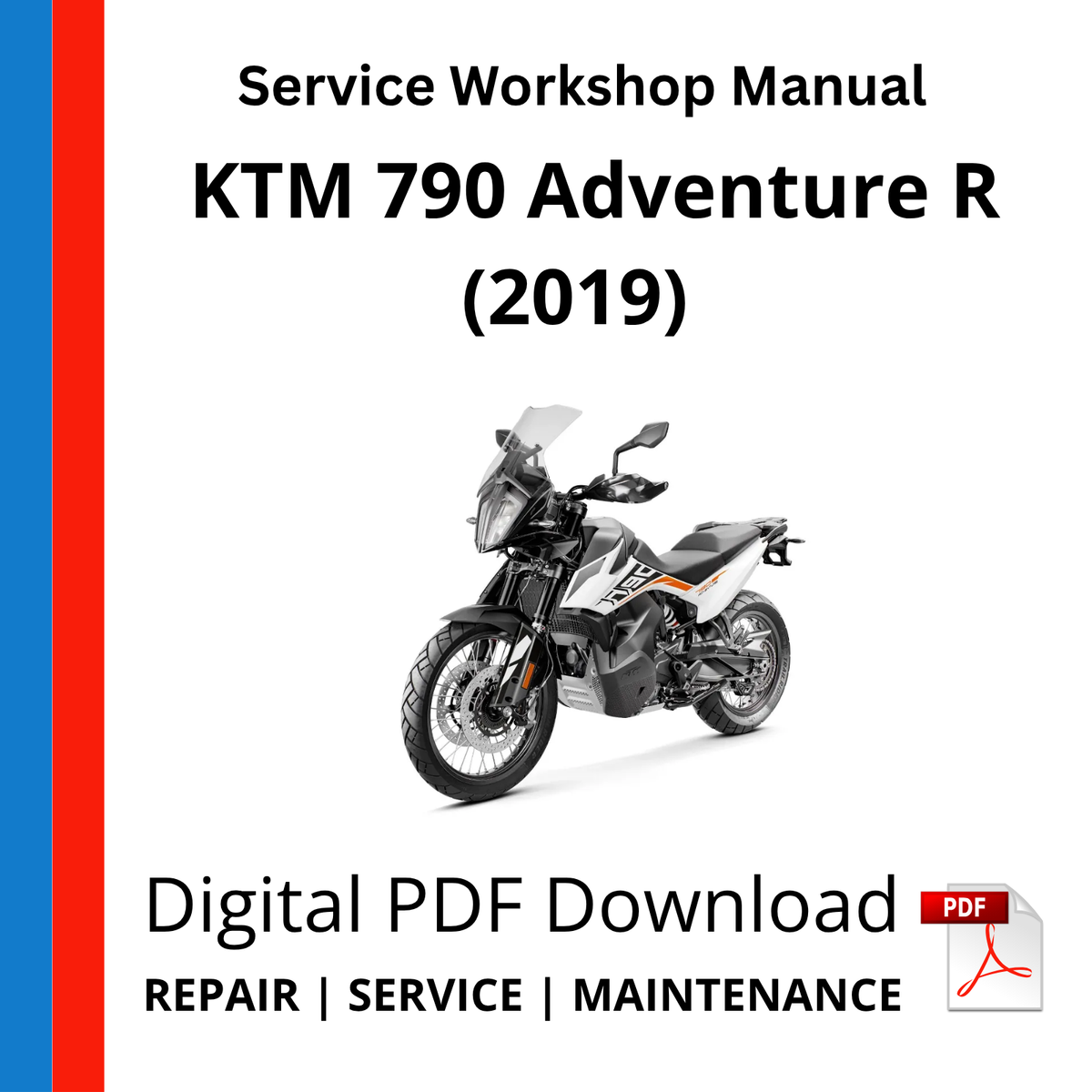 KTM 790 Adventure R (2019) Service Workshop Manual