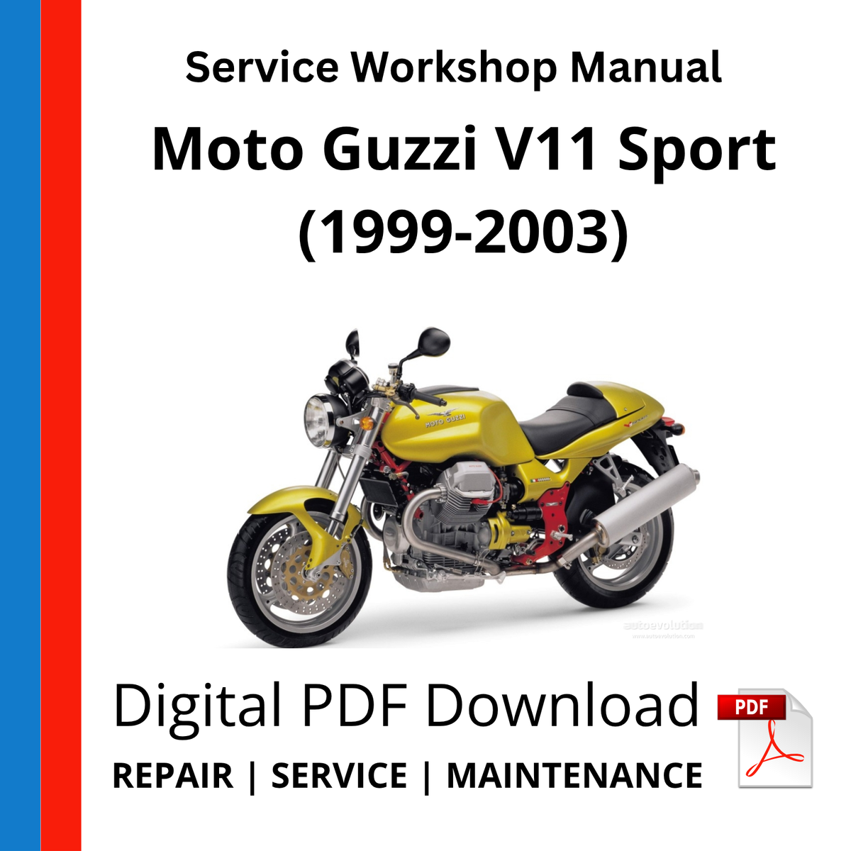 Moto Guzzi V11 Sport (1999-2003) Service Workshop Manual