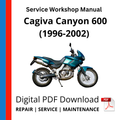 Cagiva Canyon 600 (1996-2002) Service Workshop Manual