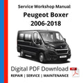 Peugeot Boxer 2006-2018 Service Workshop Manual