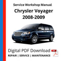 Chrysler Voyager 2008-2009 Service Workshop Manual