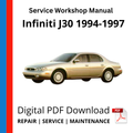 Infiniti J30 Y32 1994-1997 Service Workshop Manual