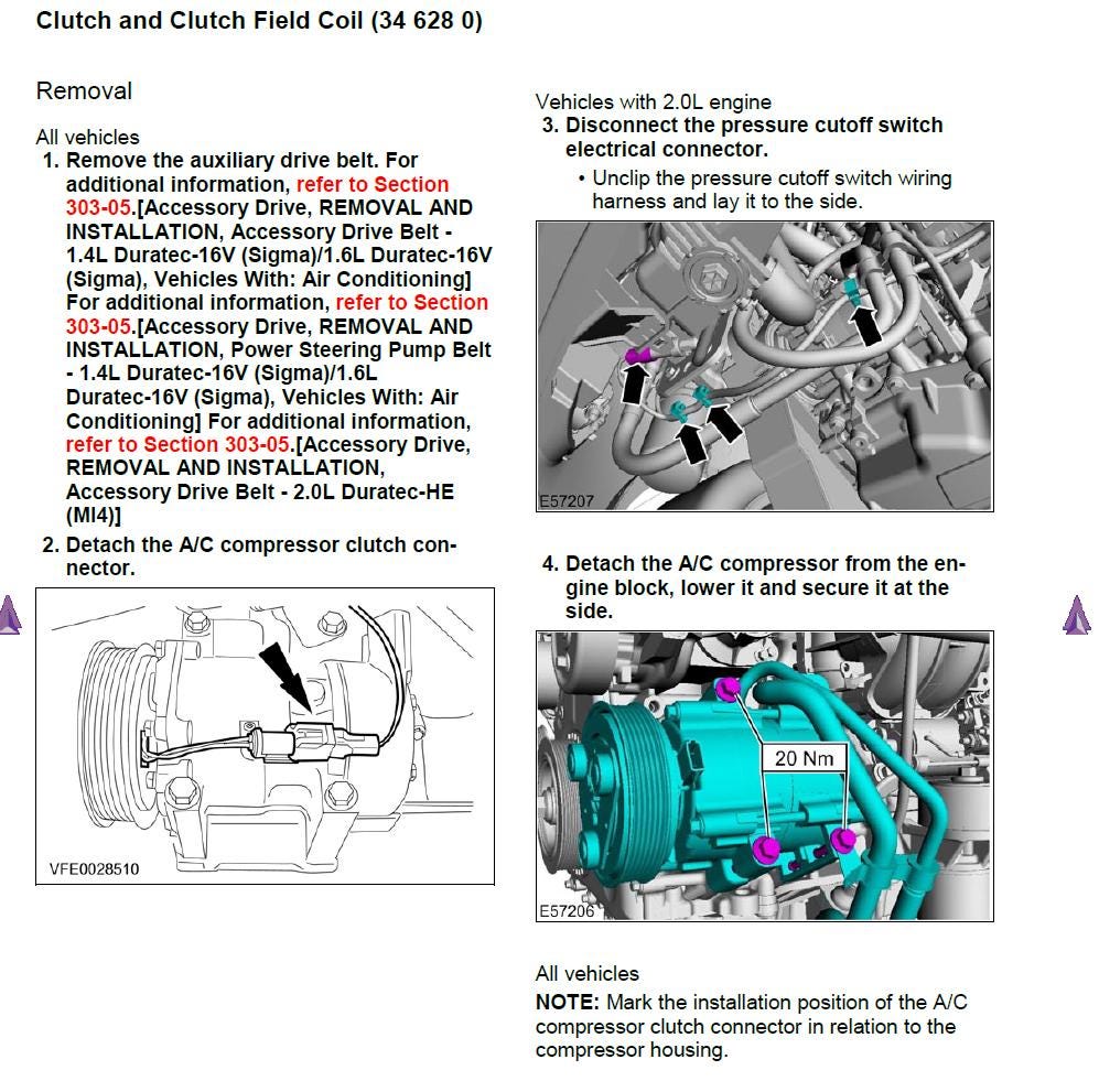Ford Fiesta 2008-2017 Service Workshop Manual