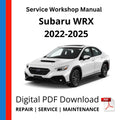 Subaru WRX 2022-2025 Service Workshop Manual