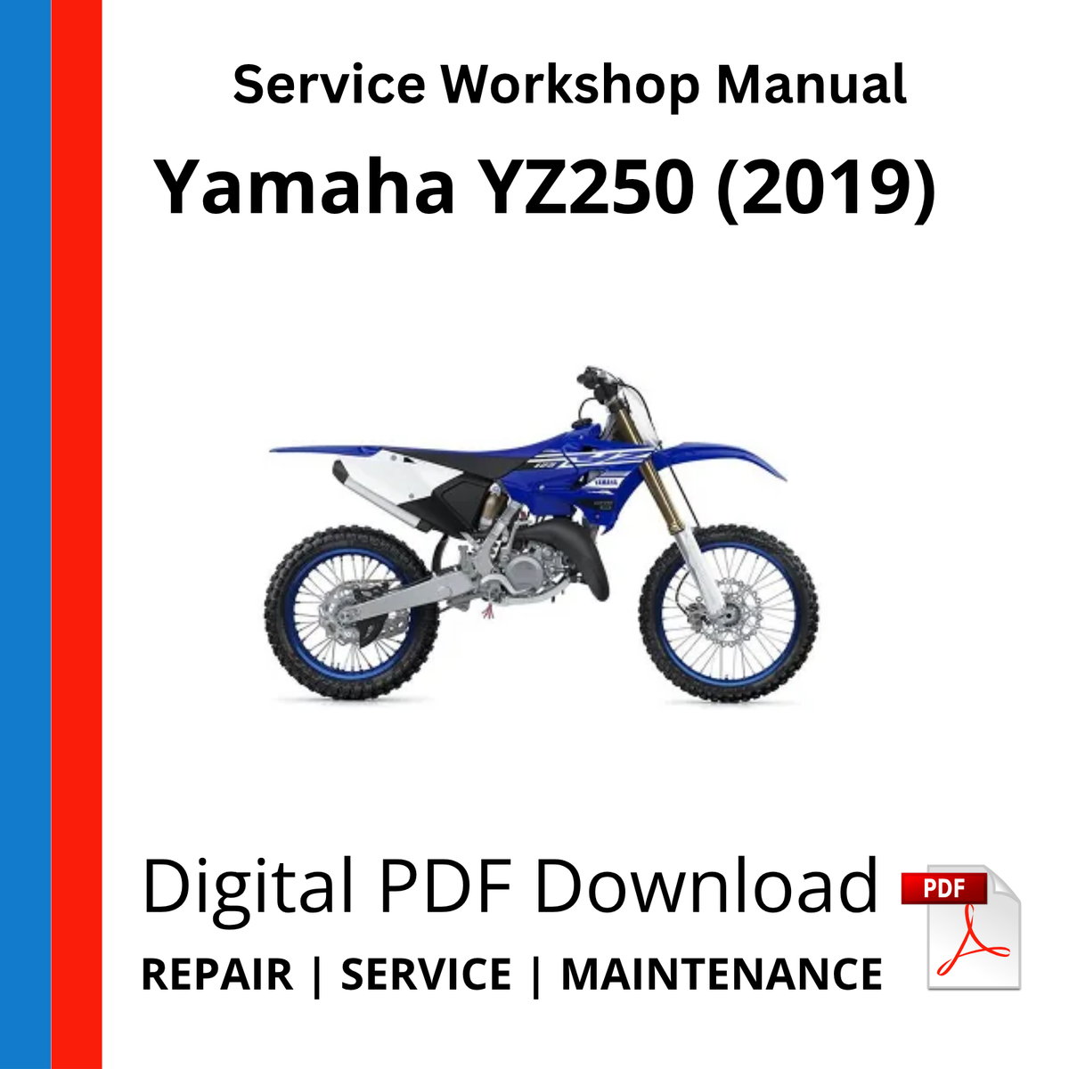 Yamaha YZ250 (2019) Service Workshop Manual