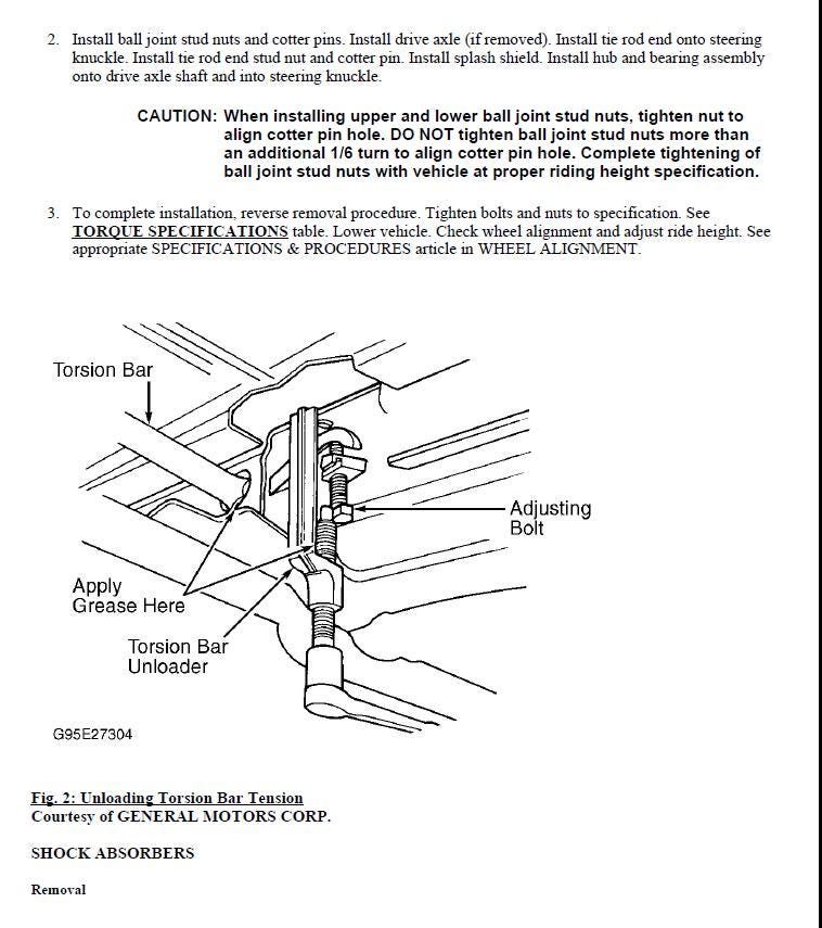 Chevrolet Astro Van 1995-2005 Service Workshop Manual