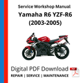 Yamaha R6 YZF-R6 (2003-2005) Service Workshop Manual