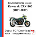 Kawasaki ZRX1200 (2001-2007) Service Workshop Manual