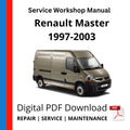 Renault Master II X70 1997-2003 Service Workshop Manual