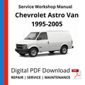 Chevrolet Astro Van 1995-2005 Service Workshop Manual