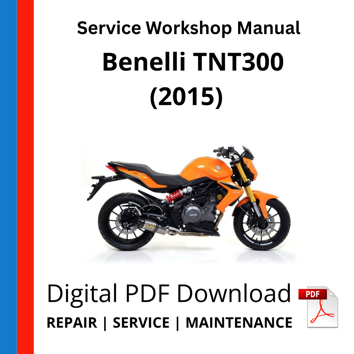 BENELLI TNT300 (2015) Service Workshop Manual
