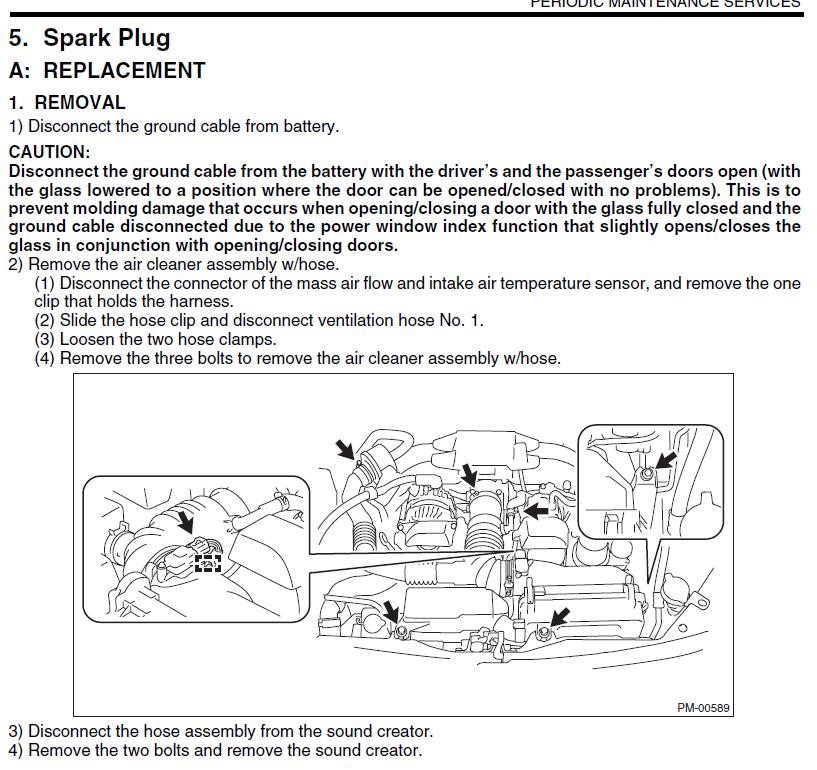 Subaru BRZ 2013-2015 Service Workshop Manual