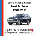 Ford Explorer 2006-2010 Service Workshop Manual