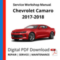 Chevrolet Camaro 2017-2018 Service Workshop Manual