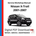 Nissan X-Trail T30 2001-2007 Service Workshop Manual