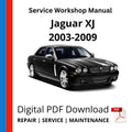 Jaguar XJ 2003-2009 Service Workshop Manual