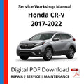 Honda CR-V, CRV Hybrid 2017-2022 Service Workshop Manual