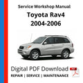 Toyota Rav4 2004-2006 Service Workshop Manual