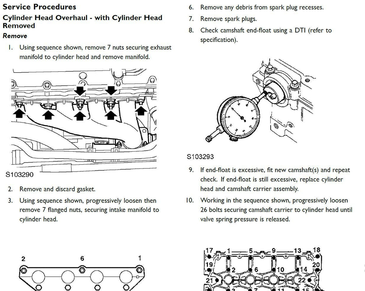 MG MG6 2009-2016 Service Workshop Manual