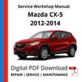 Mazda CX-5 2012-2014 Service Workshop Manual
