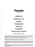 2001-2012 TRIUMPH Bonneville T100 Service & Repair Manual